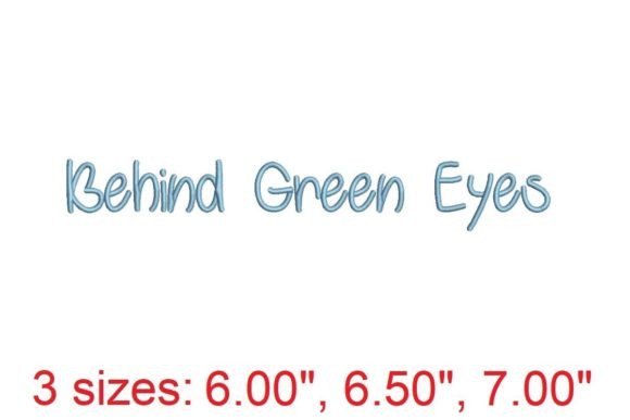 Behind Green Eyes