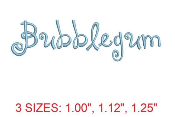 Discover the Whimsy of Bubblegum Font: A Guide for Embroidery Enthusiasts