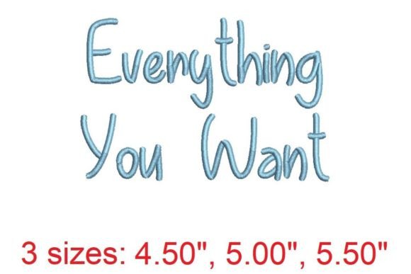 Everything You Want Embroidery Font: A Comprehensive Guide