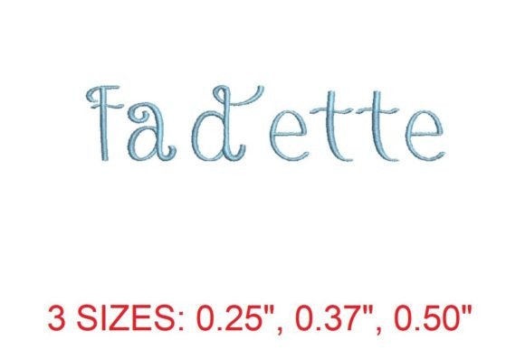 Fadette Embroidery Font: A New Standard in Artistic Embroidery Design