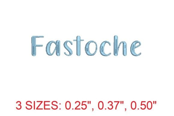 Fastoche Embroidery Font: A Practical Choice for Seamless Stitching