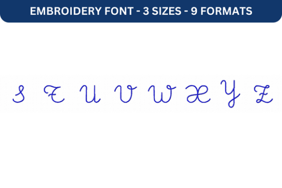 Little Days Font Upper S to Z: A Versatile Embroidery Solution for Creative Projects