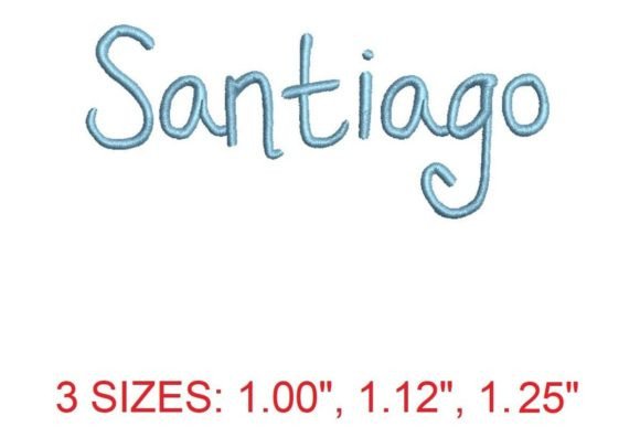 Santiago Font: A Creative Tool for Every Embroidery Enthusiast